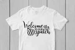 Welcome To Our Patch - Halloween SVG EPS DXF PNG Cut Files Product Image 2