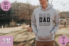 Dad stacked word| vinyl cutting | Dad t-shirt print Product Image 7