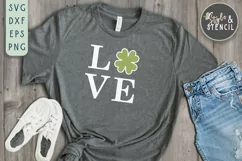 St. Pattys Day Love SVG - SVG, PNG, EPS, DXF, Cut File Product Image 7