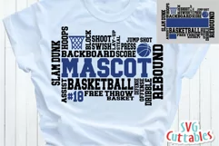 Basketball SVG | Basketball Word Art | Shirt Design Product Image 1