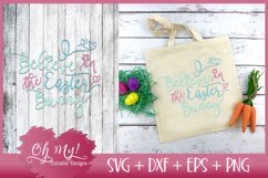 I Believe In The Easter Bunny - SVG EPS DXF Cutting File Product Image 2
