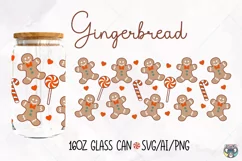 Christmas Can Glass Wrap svg, Libbey Glass Can svg Product Image 1
