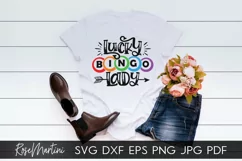 Lucky Bingo Lady SVG Bingo SVG Bingo lover Product Image 6