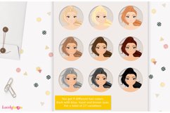 Girl clipart avatar, female logo, social brand LVB60 Kalina Product Image 3