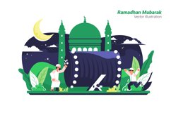 Ramadhan Mubarak - Vector Illustration Product Image 1