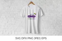 Mardi Gras Truck. Mardi Gras Carnival SVG cut file. Product Image 2