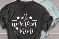 All american mimi svg, 4th of july svg Product Image 2