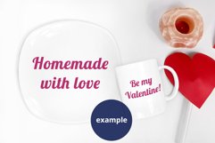 Coffee Mug & Rounded Square Plate Mockup Valentine's Day PSD Product Image 2