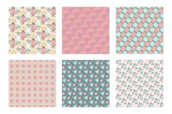 Summer bouquet Pattern collection, vector ai, eps and jpg Product Image 3