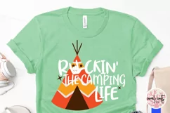 Rockin the camping life - Adventure SVG EPS DXF PNG File Product Image 3