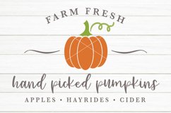 Farm Fresh Pumpkins Farm Sign SVG Product Image 2