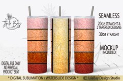 Skinny Tumbler Sublimation Designs Bundle Glitter Stripes Product Image 7
