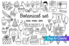 Party Doodle Clipart Product Image 1