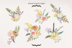 Spring Floral Watercolors Flowers Arrangements Bouquets Product Image 3