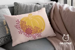 Floral Pumpkin svg, Halloween Floral Decor, Fall svg Product Image 6