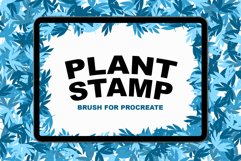 Plant stamp brush for Procreate Product Image 1