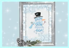 Reading Is Snow Much Fun Snowman Svg Dxf Eps and Png Files Product Image 3