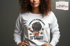 Todays Forecast | Football Sublimation Design | Png Product Image 2