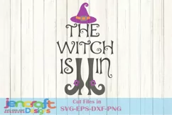 Halloween The Witch is in SVG Product Image 2