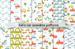 Kid&#039;s car seamless Digital Papers. PNG, JPG. Product Image 1