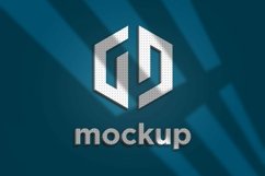 3D paper Logo Mockup with Window Shadow Effects Product Image 1