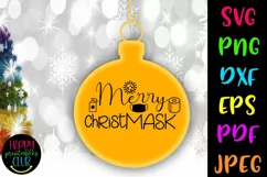Christmas Quarantine SVG- Christmas Quarantine Ornaments SVG Product Image 1