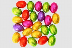 PNG sublimation chocolate easter eggs in foil Product Image 3