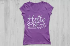 Hello Pre-k svg, Preschool Svg, Back to school, School Svg. Product Image 2