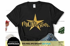 Mother Day svg - Momstar svg png - Mom Inspiration Svg Png Product Image 2