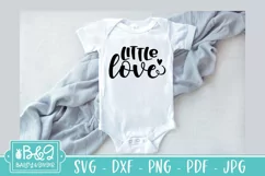 Baby SVG - Little Love - Newborn SVG Cut File Product Image 4