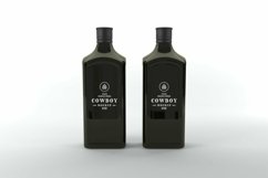 Cowboy Two Bottle Mockup Product Image 1