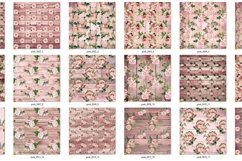 Blush Floral Wood Digital Paper Product Image 2