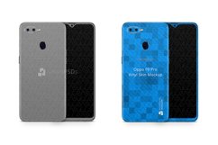 Oppo F9 Pro Vinyl Skin Design Mockup 2018 Product Image 1