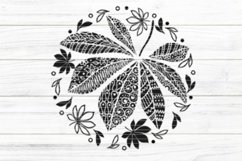 Leaves Deco Cutting file SVG DXF FCM Product Image 1