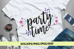 Party Time - Celebration SVG EPS DXF PNG Cutting Files Product Image 1