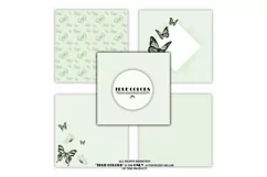 Mint Green Dreams Baby Paper Pack Fashion Illustration Product Image 3