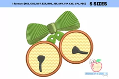 An Icon Of The Alarm Bell Embroidery Applique Product Image 2