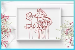 Flower SVG | Poppies SVG | Poppy Flowers SVG Product Image 2