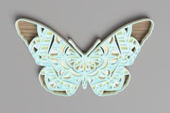 Insect laser cut file - Butterfly Mandala Product Image 3