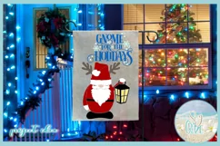 Theres No Place Like Home For The Holidays Quote Santa Gnome Product Image 2