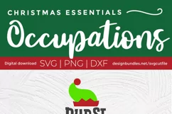 Christmas Nurse svg, a nurse Elf squad svg for crafters Product Image 5