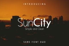 Web Font Sun City - Font Duo Product Image 1