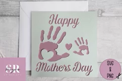 Mother’s Day card| Paper cutting | Mother’s Day card SVG Product Image 4