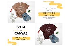 Heather Mockup Bundle Bella Canvas 3001 T-Shirt Bundle Product Image 2