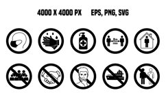 Coronavirus Safety Warning Signs Product Image 1