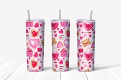 20 oz Tumbler sublimation design Bundle, Valentine&#039;s day png Product Image 6