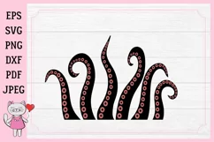 Octopus svg, eps, cutting filed dxf, png, jpg, pdf Product Image 1