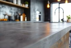 Modern kitchen countertop with blurred background Product Image 1