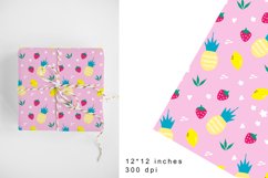 Fruits Digital Paper.Fruits Seamless Pattern Product Image 1