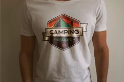 Camping Wildlife Badge / Vintage Travel Logo Patch SVG PNG Product Image 2